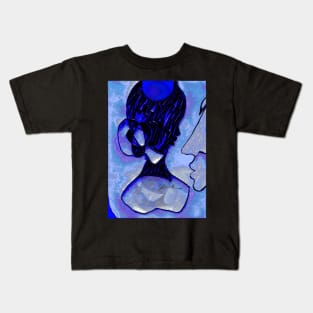 Perfume Botticelli in Black and Blue Kids T-Shirt